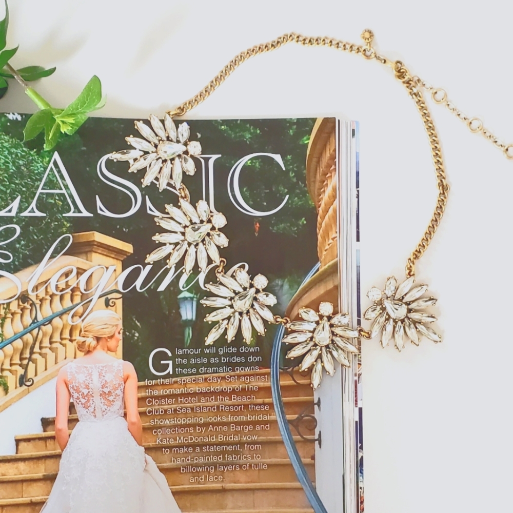💕J. Crew Crystal Statement Necklace💕
